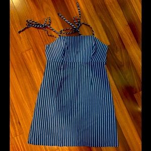 Pacsun Blue Dress with tie straps
